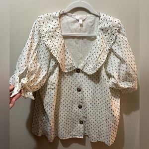 Lauren Conrad Blouse Size XL